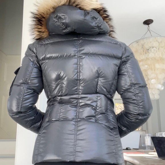 SAM. - Blake Down Jacket with Fur Trim - Picture 4 of 12